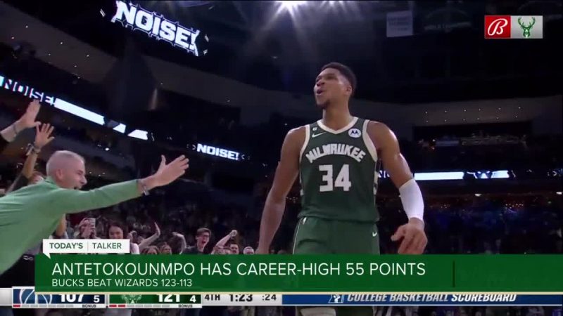 Giannis Antetokounmpo’s Career-High, 55 Points, Leads Bucks To A Win ...