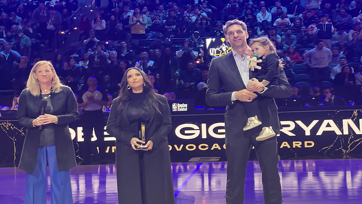 Kobe and Gigi Advocacy Award Recipient Pau Gasol